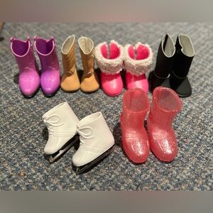 6 pairs -18 inch doll accessories footwear